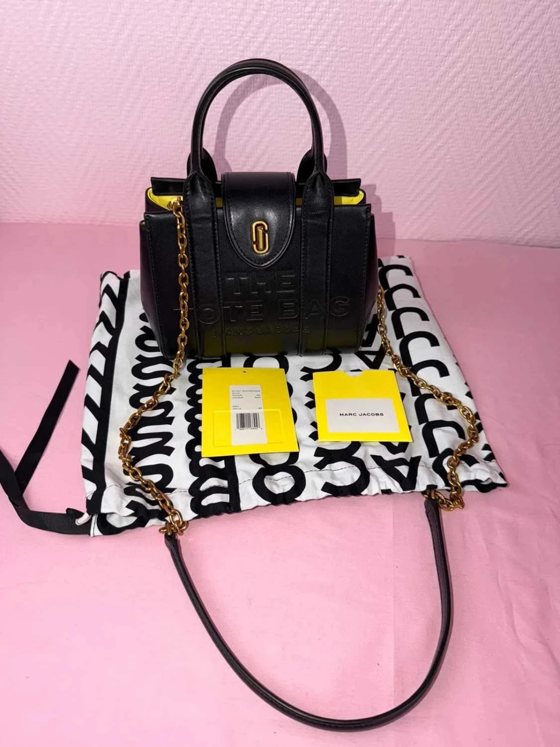 sac Crossbody mini Tote marc Jacobs noir